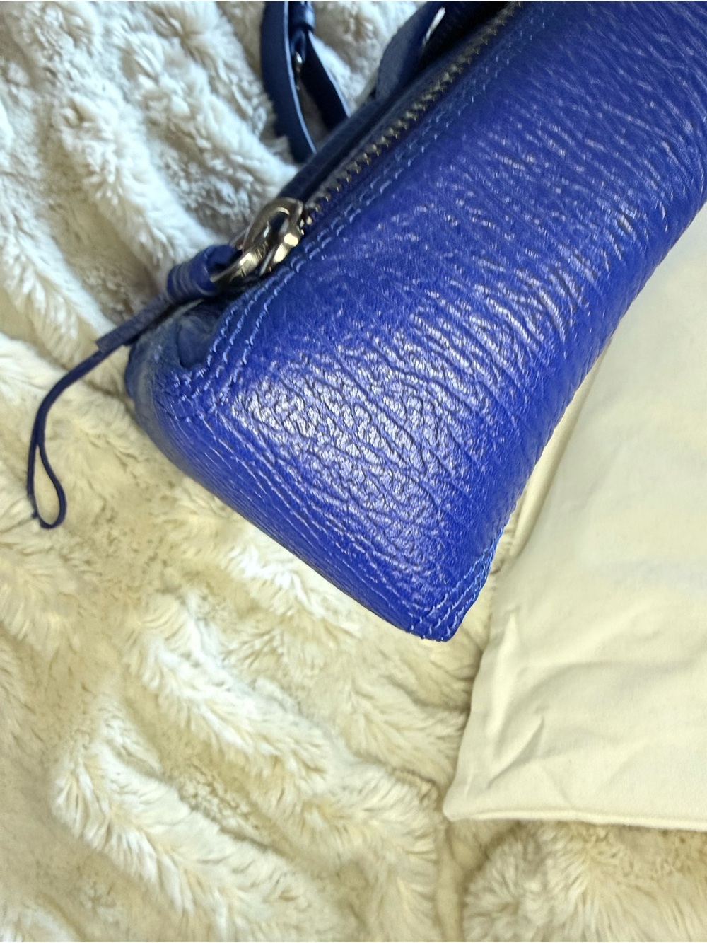 3.1 Phillip Lim Electric Blue Leather Satchel - Picture 7 of 9